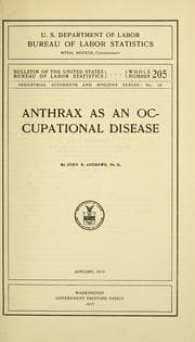 Tapa de Anthrax as an occupational disease