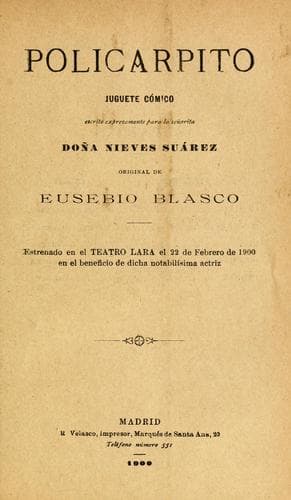 Tapa de Policarpito