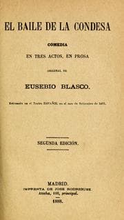 Tapa de El baile de la condesa