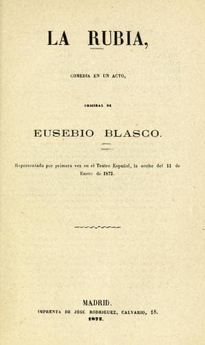 Tapa de La rubia