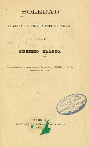 Tapa de Soledad