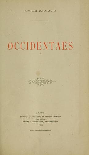 Tapa de Occidentaes