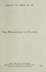 Tapa de The masterpieces of Claude (1600-1682)