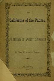 Tapa de The California of the padres