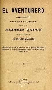 Tapa de El aventurero