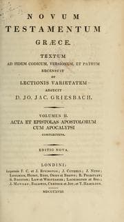 Tapa de Novum Testamentum Graece