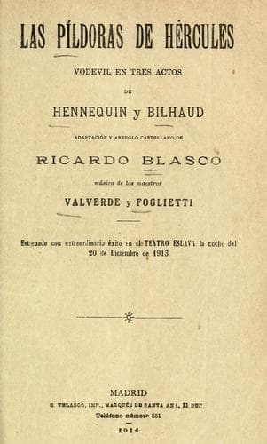 Tapa de Las píldoras de Hércules