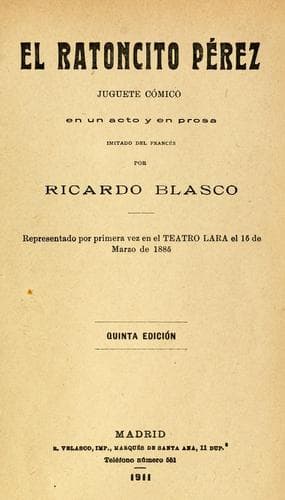 Tapa de El ratoncito Pérez