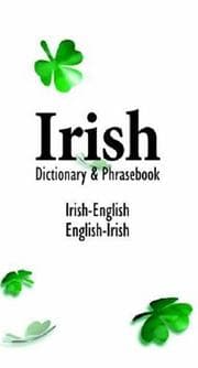 Tapa de Irish/English English/Irish Dictionary and Phrasebook (Language Dictionaries Series)