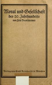 Tapa de Moral und Gesellschaft des 20. Jahrhunderts