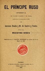 Tapa de El príncipe ruso