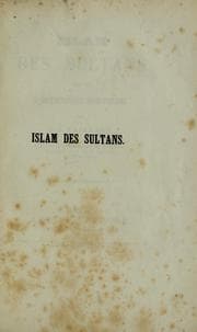 Tapa de Islam des sultans devant l'orthodoxie des Tczars