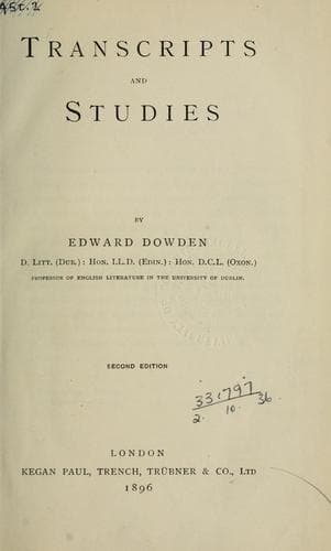 Tapa de Transcripts and studies