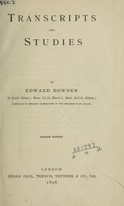 Tapa de Transcripts and studies