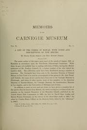 Tapa de A list of the fishes of Hawaii