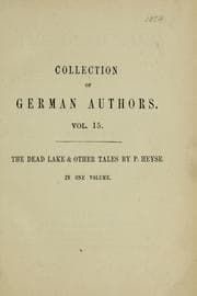 Tapa de The Dead Lake, and other tales