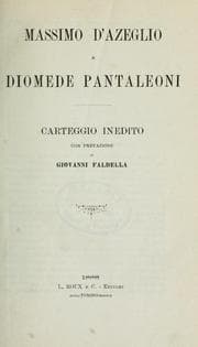 Tapa de Massimo d'Azeglio e Diomede Pantaleoni