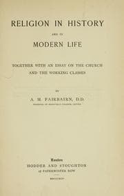Tapa de Religion in history and in modern life