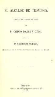 Tapa de El alcalde de Tronchon