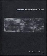 Tapa de Gerhard Richter, October 18, 1977