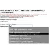 Tapa de Technisches Englisch-Deutsch Wörterbuch Automobiltechnik Kraftfahrzeugtechnik Luftfahrt kfz-Mechatronik