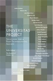 Tapa de The Universitas Project
