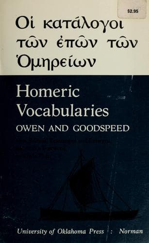 Tapa de Homeric vocabularies