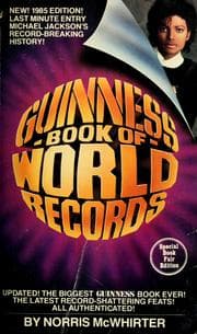 Tapa de Guinness 1985 book of world records