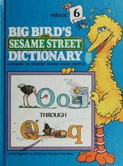 Tapa de Big Bird's Sesame Street dictionary Vol. 6