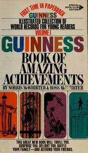 Tapa de Guinness book of amazing achievements