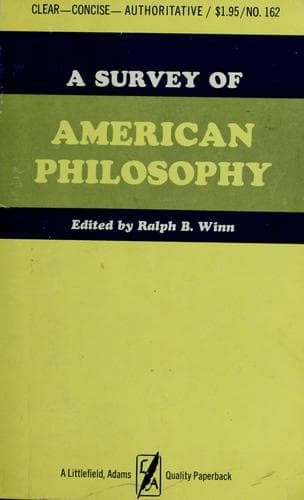 Tapa de American philosophy