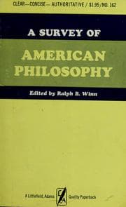 Tapa de American philosophy