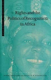 Tapa de Rights and the politics of recognition in Africa