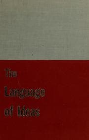Tapa de The language of ideas