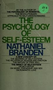 Tapa de The psychology of self-esteem