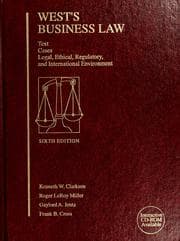 Tapa de West's business law