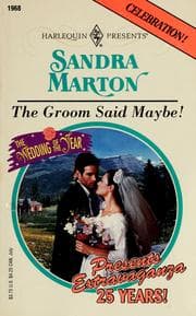 Tapa de The groom said maybe!