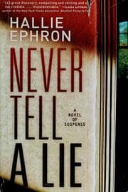 Tapa de Never tell a lie