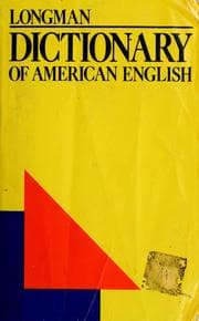 Tapa de Longman dictionary of American English