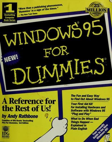 Tapa de Windows 95 for dummies