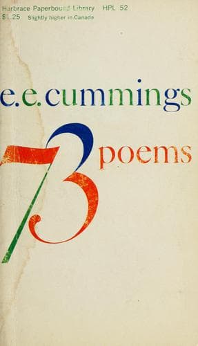 Tapa de 73 poems