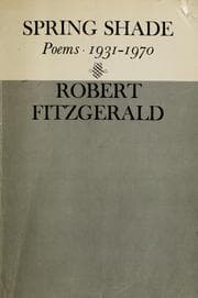 Tapa de Spring shade; poems, 1931-1970