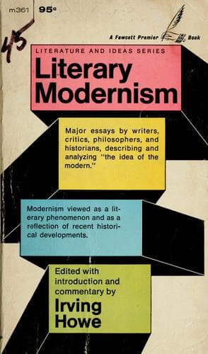 Tapa de Literary modernism