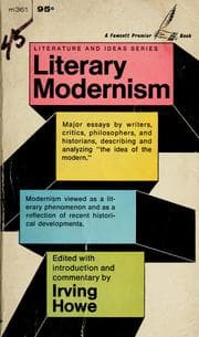 Tapa de Literary modernism