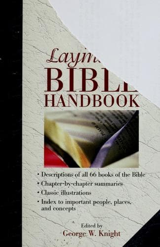 Tapa de The layman's Bible handbook