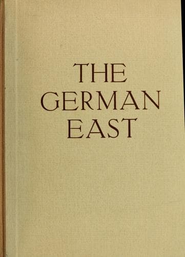 Tapa de The German east