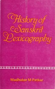 Tapa de History of Sanskrit lexicography