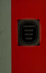 Tapa de Nineteenth-century English books