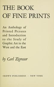Tapa de The book of fine prints