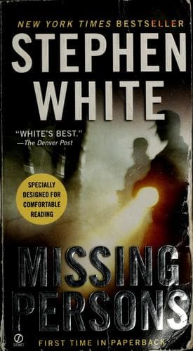 Tapa de Missing Persons (Dr. Alan Gregory Novels)